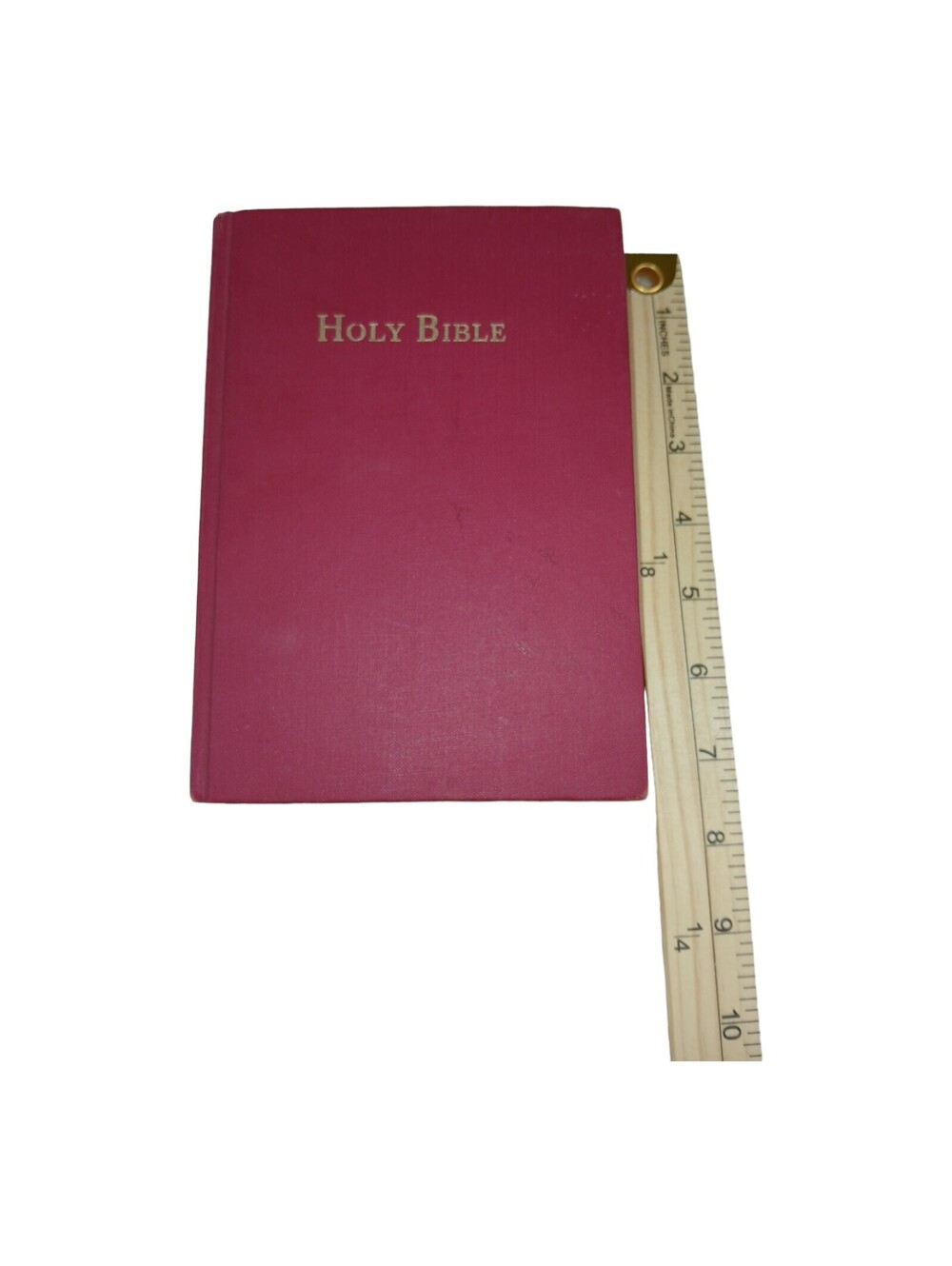 Holy Bible 1962 Revised Standard Version Cokesbury Vintage Red Hardcover w Maps